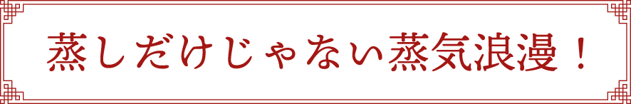蒸しだけじゃない蒸気浪漫！